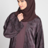 Mulberry Night Four Piece Abaya Set | Limited Edition Luxury Abaya | Modest Islamic Wear | Eid Wedding Abaya Set