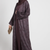 Mulberry Night Four Piece Abaya Set | Limited Edition Luxury Abaya | Modest Islamic Wear | Eid Wedding Abaya Set