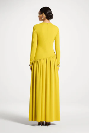 8107a254-0ac1-48e5-a87f-613027051a90 Asymmetrical Waist Ruched Maxi Dress | One Shoulder Long Gown | Modest Evening Dress | Eid Wedding Guest Dress