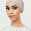 8aaf4ba8-6421-4686-9648-f3000a3e5b1b Bamboo Jersey Silk Lined Tie Back Undercap | Silver Cloud Hijab Undercap | Non Slip Hijab Cap | Underscarf Muslim Hat