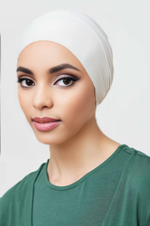 a6f27841-d63f-4b85-853a-76a1f7e4ab14 Bamboo Jersey Silk Lined Tie Back Undercap | Silver Cloud Hijab Undercap | Non Slip Hijab Cap | Underscarf Muslim Hat