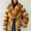 c59c3032-d9e4-4146-aece-227c9793bd5c Oversize Fire Fox Fur Coat | Genuine Red Fox Fur Jacket | Long Winter Luxury Coat | Women's Hooded Fur