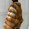 d8c57ed5-de5a-4209-9c2f-85c5a0b09900 Oversize Fire Fox Fur Coat | Genuine Red Fox Fur Jacket | Long Winter Luxury Coat | Women's Hooded Fur