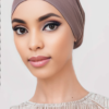 e7d76913-d948-4f19-bfc2-145e136ab9ff Bamboo Jersey Silk Lined Tie Back Undercap | Silver Cloud Hijab Undercap | Non Slip Hijab Cap | Underscarf Muslim Hat