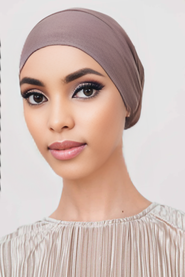 e7d76913-d948-4f19-bfc2-145e136ab9ff Bamboo Jersey Silk Lined Tie Back Undercap | Silver Cloud Hijab Undercap | Non Slip Hijab Cap | Underscarf Muslim Hat