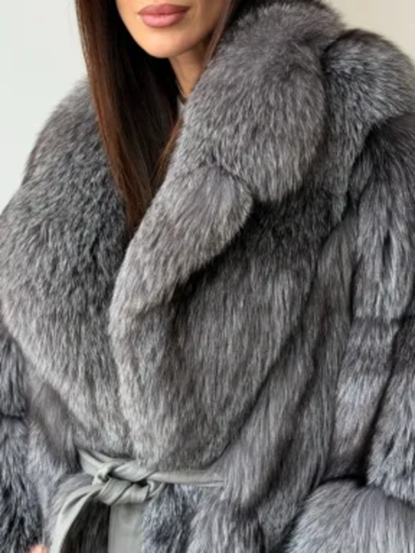 img-9178 (1) Fox Fur Poncho Coat | Natural Fox Fur Hooded Poncho | Luxurious Winter Stole | Statement Cape Coat | Vintage Fur Outerwear