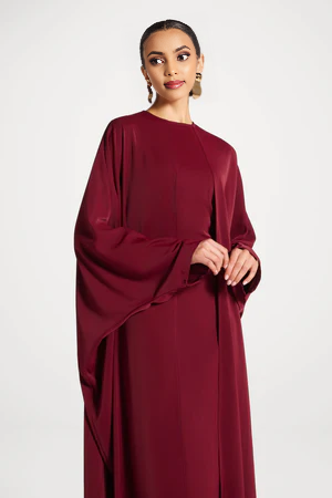 47e650f0-0846-4bc9-82f0-05fcbf7c2926 Nadine Double Maxi Dress | Wild Mushroom Brown Long Sleeve Gown
