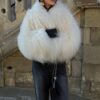 SnapInsta.to_591169565_18059728904650575_3248133052351084714_n White Llama Fur Coat | Ethical Genuine Llama Fur | Vintage Style Luxury Fur Jacket | Winter Faux Fur Alternative Coat