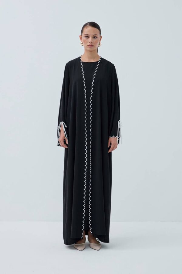 Madina Ibek Double Abaya – High Quality Elegance with Layered Luxury - Image 14