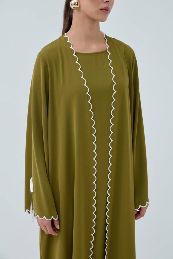 Madina Ibek Double Abaya – High Quality Elegance with Layered Luxury - Image 10