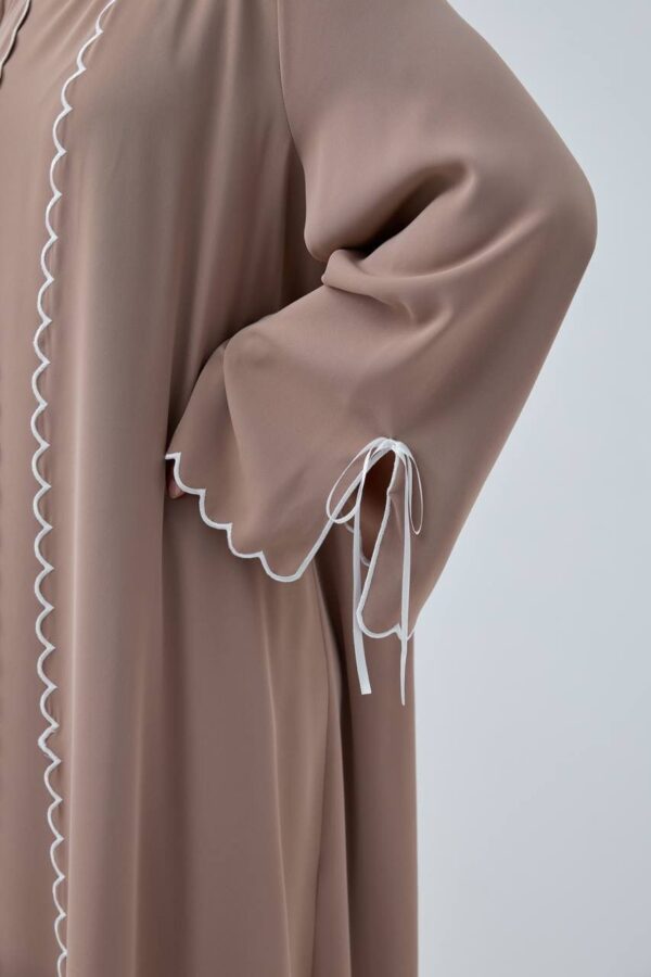 Madina Ibek Double Abaya – High Quality Elegance with Layered Luxury - Image 4
