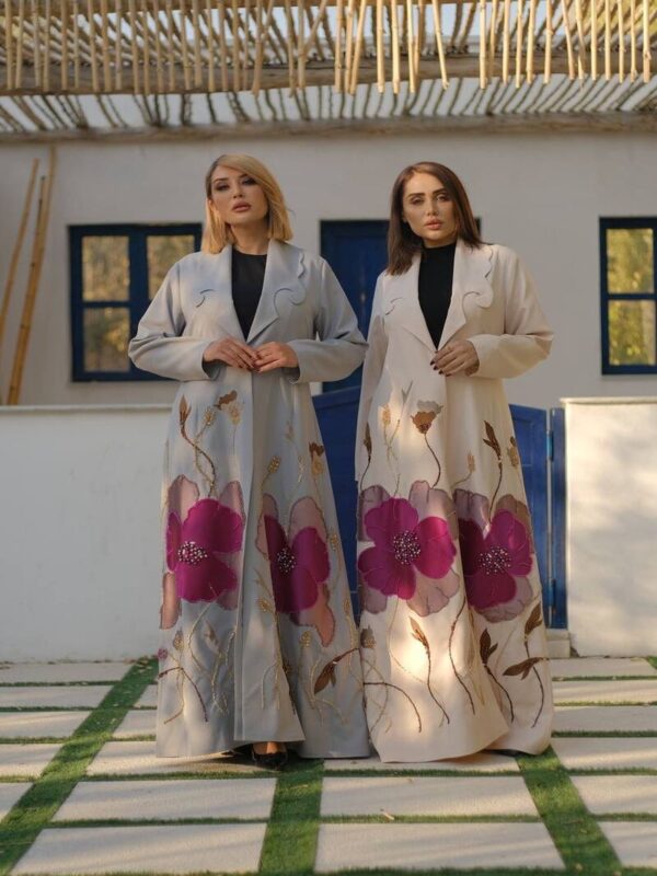 Floral Elegance Abaya