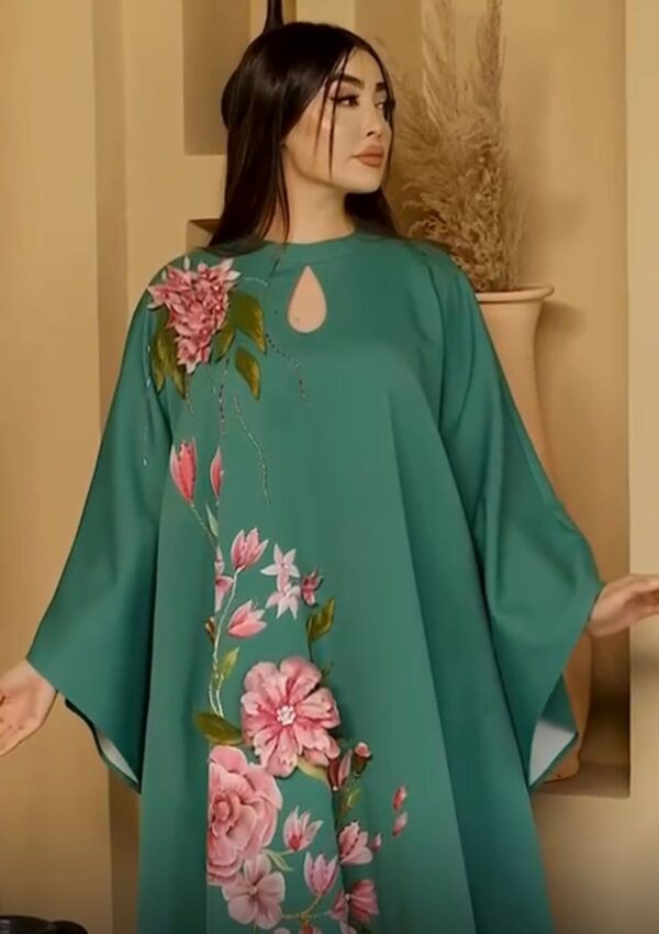 Khaleeji Elegance Madina Ibek Double Abaya - Image 2