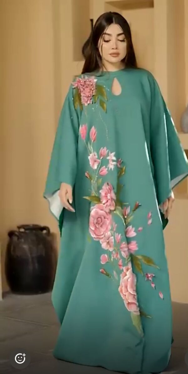 Khaleeji Elegance Madina Ibek Double Abaya - Image 3