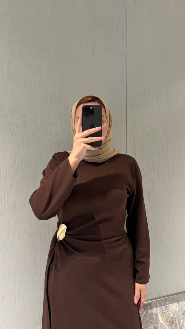 Elegant Women’s Black Abaya Jacket Dress, Zara Crepe Modest Dress, Long Sleeve Winter Abaya, Belted Waist Maxi Dress, 5 Colors
