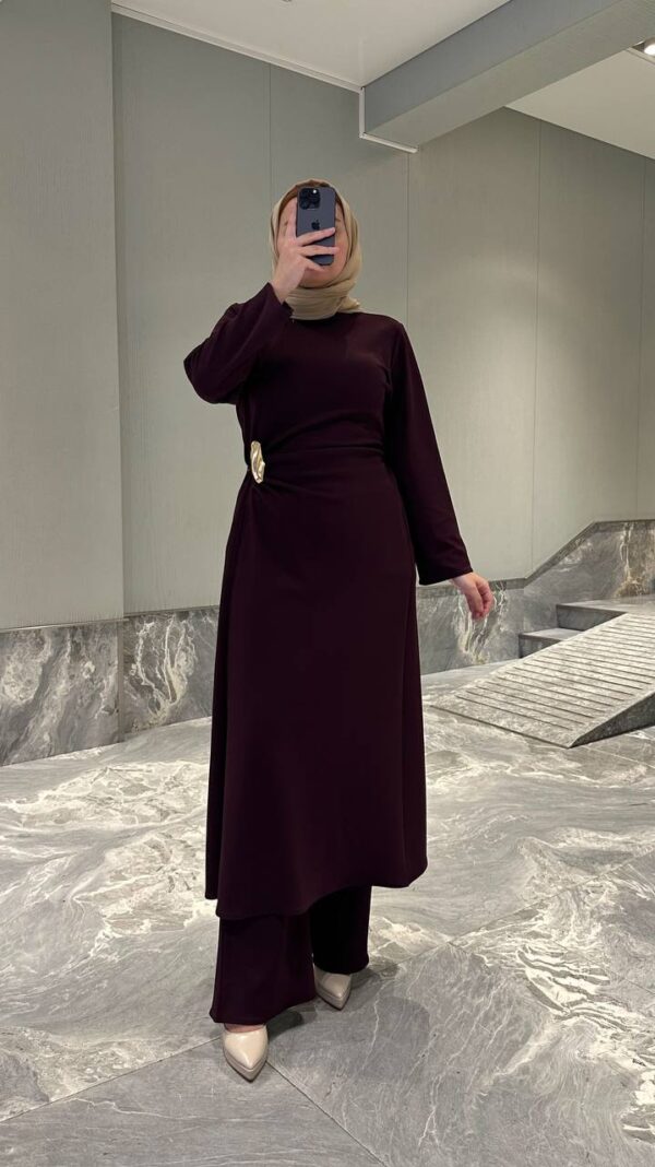 Elegant Women’s Black Abaya Jacket Dress, Zara Crepe Modest Dress, Long Sleeve Winter Abaya, Belted Waist Maxi Dress, 5 Colors