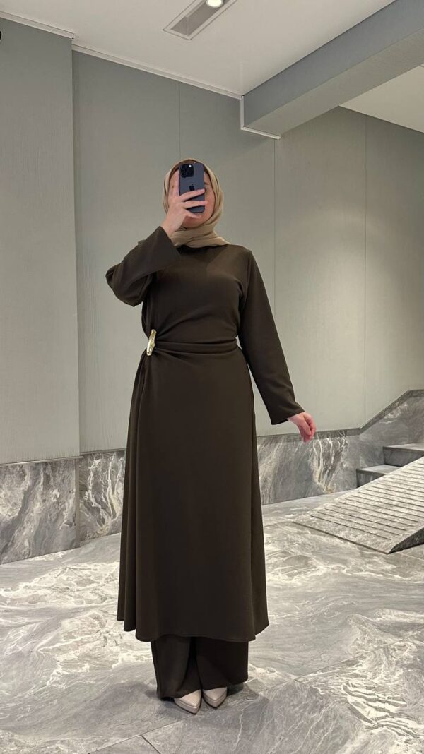 Elegant Women’s Black Abaya Jacket Dress, Zara Crepe Modest Dress, Long Sleeve Winter Abaya, Belted Waist Maxi Dress, 5 Colors